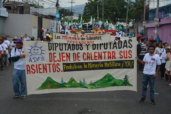 Movilizaciones mineria El Salvador